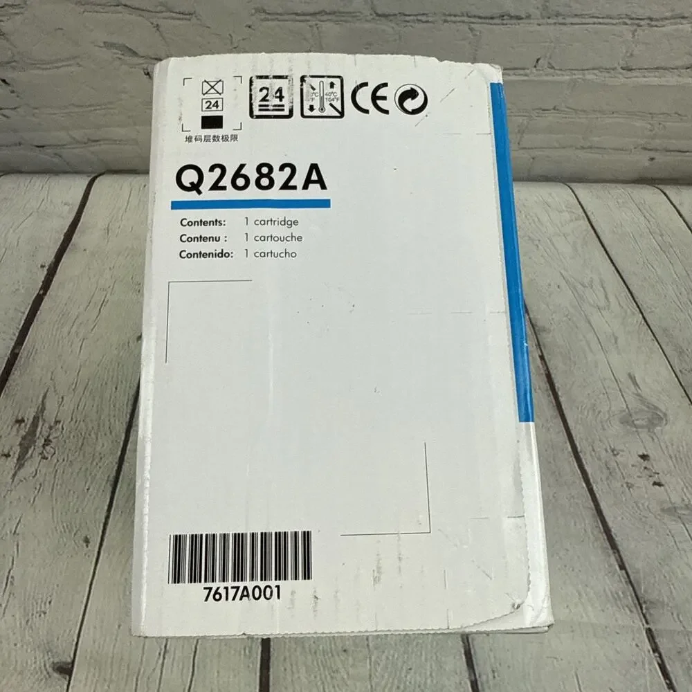 NEW HP Q2682A color LaserJet Yellow Toner 3700 Sealed pack Exp 2007